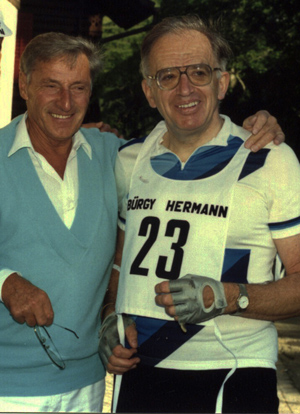 Ferdy Kübler mit Hermann Klein